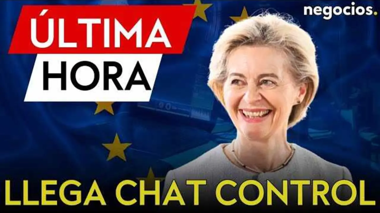 Miniatura del vídeo con el título 'Aprueban chat control: las élites se salen con la suya y van a por el control total', mostrando un fondo digital simbólico.<br>                        <br>                        <br>                        <br>                      