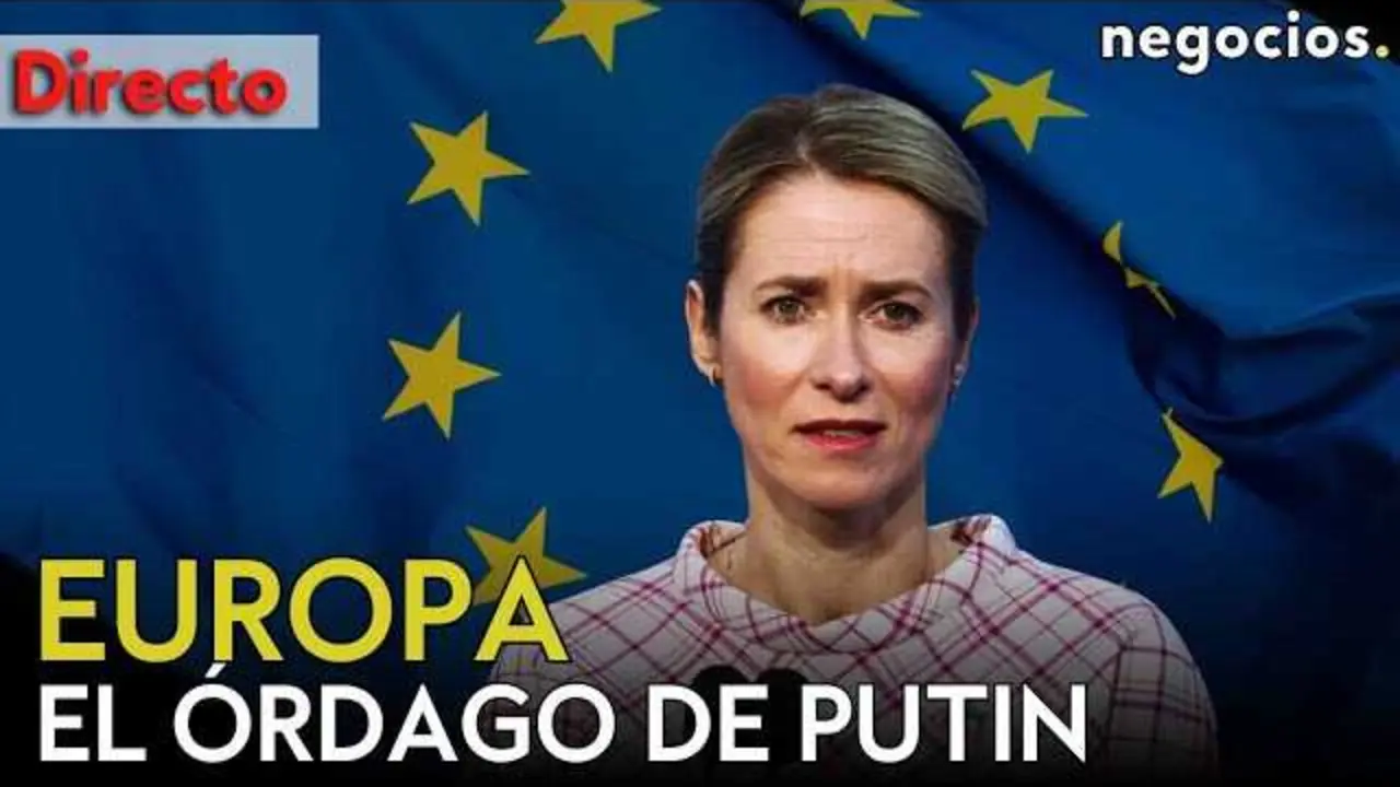 Imagen del vídeo que muestra el logo de Negocios TV con detalles del acto sobre Europa y la tensión geopolítica en torno a Rusia y Ucrania.<br>                        <br>                        <br>                        <br>                      