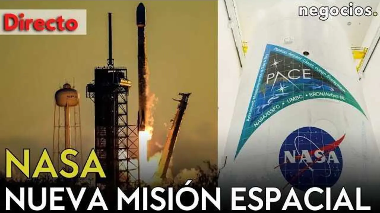 La cápsula Soyuz MS-28 en lanzamiento hacia la Estación Espacial Internacional, imagen tomada justo después del despegue.<br>                        <br>                        <br>                        <br>                      