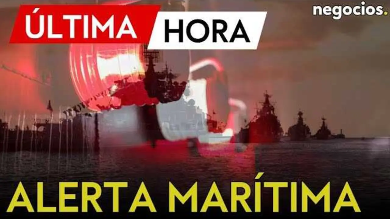Imagen en miniatura que muestra uno de los petroleros afectados en el Mar Negro tras la explosión.<br>                        <br>                        <br>                        <br>                      