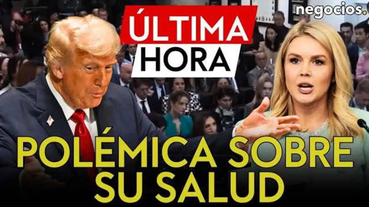 Karoline Leavitt durante la conferencia de prensa en la Casa Blanca, diciembre 2025<br>                        <br>                        <br>                        <br>                      