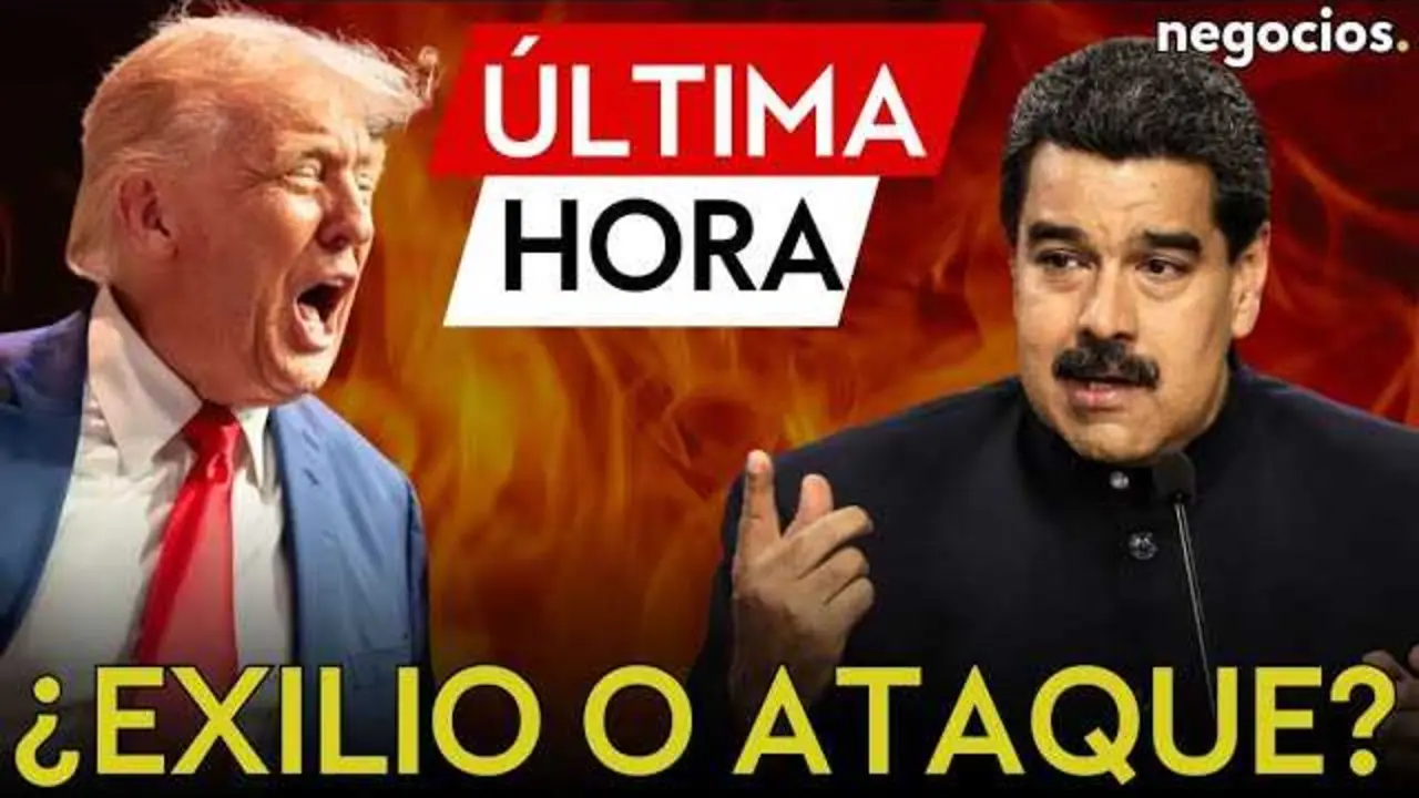 Trump y Maduro en el contexto de la crisis política venezolana y la amenaza de intervención estadounidense.<br>                        <br>                        <br>                        <br>                      