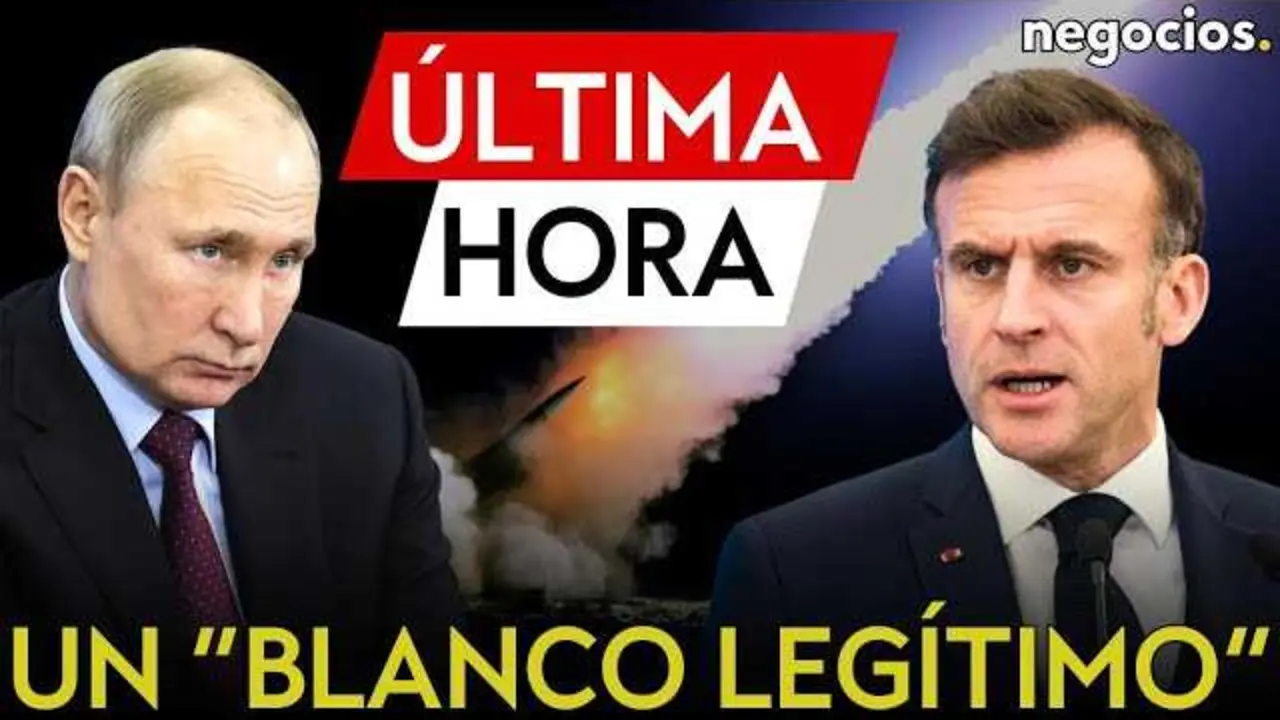 Imagen destacada del vídeo donde se presenta la advertencia de Rusia a Francia sobre su posible implicación en la guerra de Ucrania.<br>                        <br>                        <br>                        <br>                      