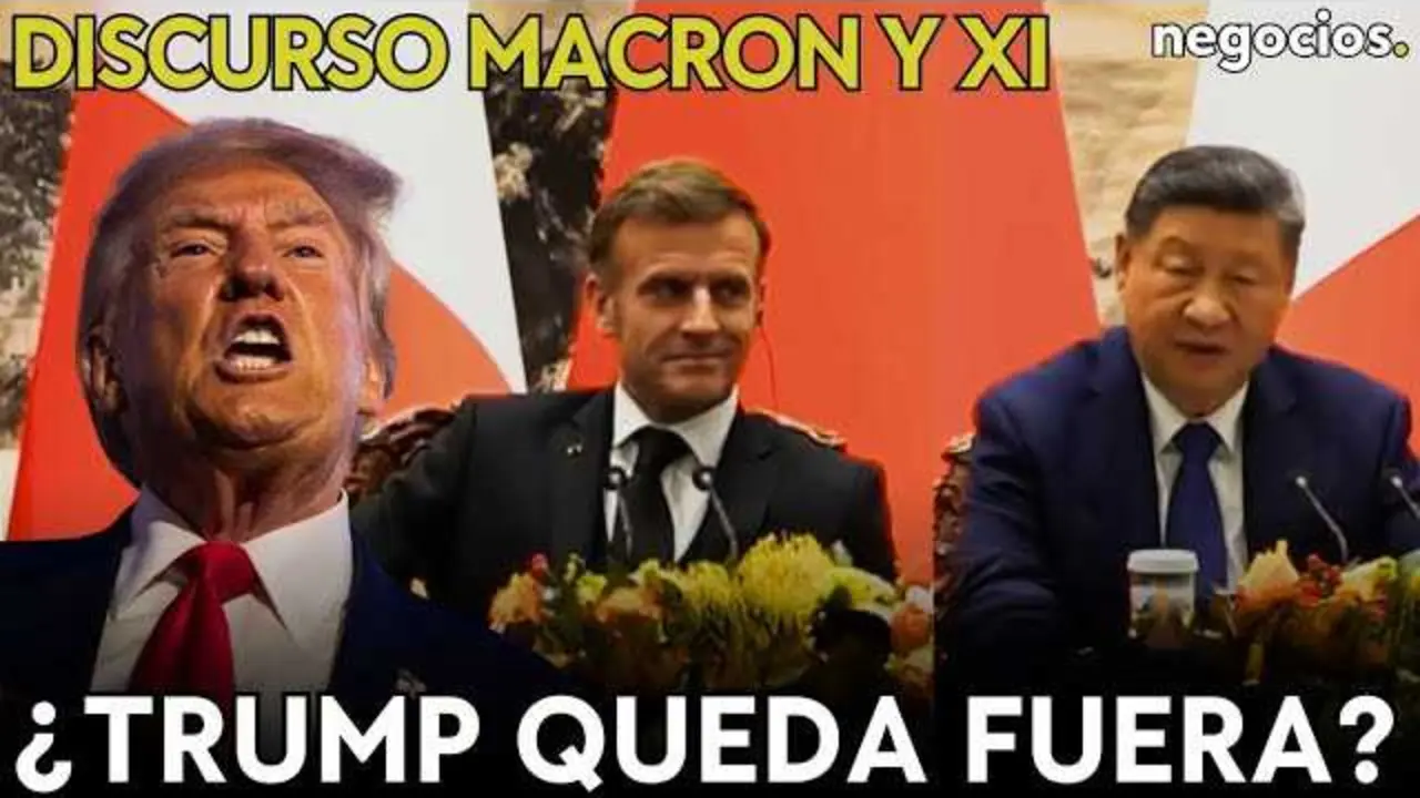 Xi Jinping y Emmanuel Macron durante su reunión en Pekín, alineando estrategias económicas en un mundo en transformación.<br>                        <br>                        <br>                        <br>                      