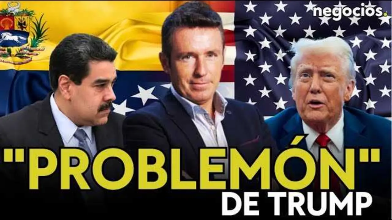 Captura de vídeo de Alberto Iturralde en Negocios TV analizando la crisis geopolítica y financiera global.<br>                        <br>                        <br>                        <br>                      