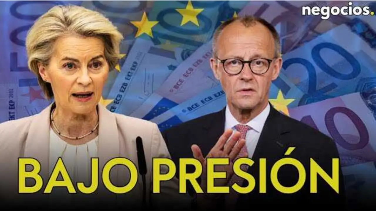Imagen de portada del video que muestra un mapa de Europa con banderas de Alemania y Rusia simbolizando la tensión geopolítica actual.<br>                        <br>                        <br>                        <br>                      