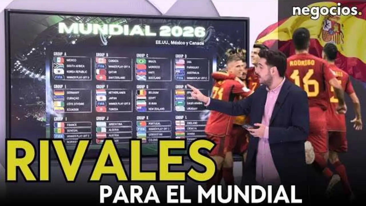 Imagen alusiva al sorteo del Mundial 2026 con logos de las selecciones y el balón oficial del torneo.<br>                        <br>                        <br>                        <br>                      