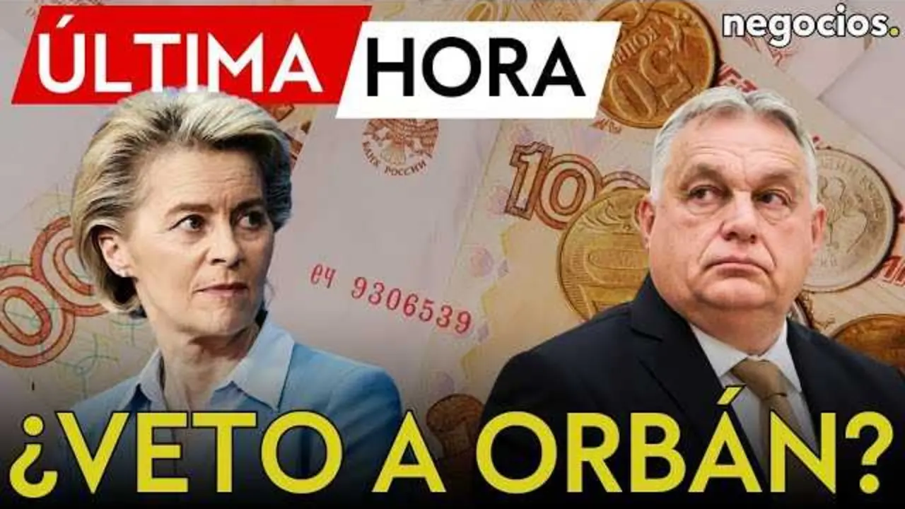 Funcionarios y líderes europeos reunidos en una sala de conferencias en Bruselas discutiendo estrategias para el apoyo financiero a Ucrania frente al bloqueo de Hungría.<br>                        <br>                        <br>                        <br>                      