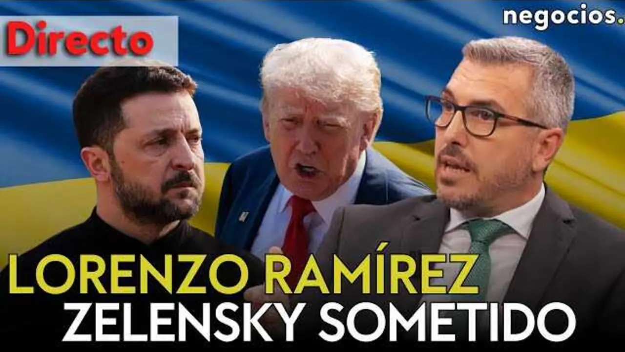 Miniatura del vídeo que muestra a Lorenzo Ramírez en Negocios TV con títulos alusivos a la discusión sobre Zelensky, Trump y la geopolítica global.<br>                        <br>                        <br>                        <br>                      