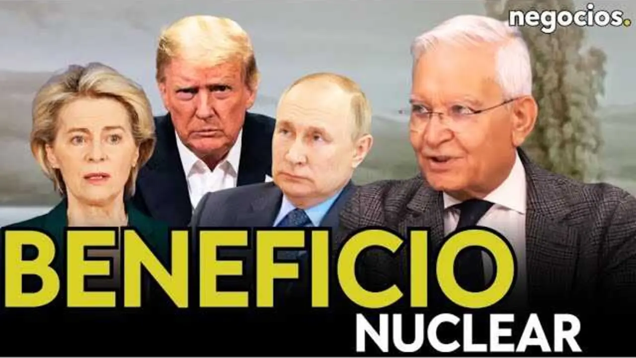 Eduardo Olier durante su entrevista en Negocios TV hablando sobre la geopolítica entre Rusia, Europa y Estados Unidos.<br>                        <br>                        <br>                        <br>                      