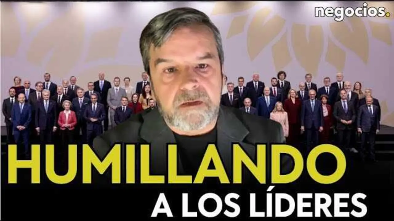 Captura del vídeo de Negocios TV que muestra al experto Luis Rodrigo De Castro en un debate sobre la política de EE.UU. hacia Venezuela.<br>                        <br>                        <br>                        <br>                      