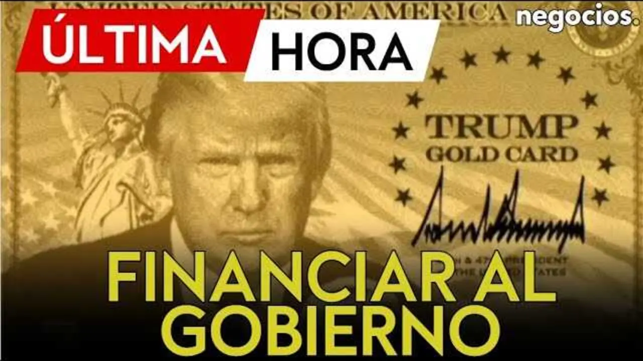Miniatura del vídeo de Negocios TV donde se anuncia la Trump Gold Card<br>                        <br>                        <br>                        <br>                      