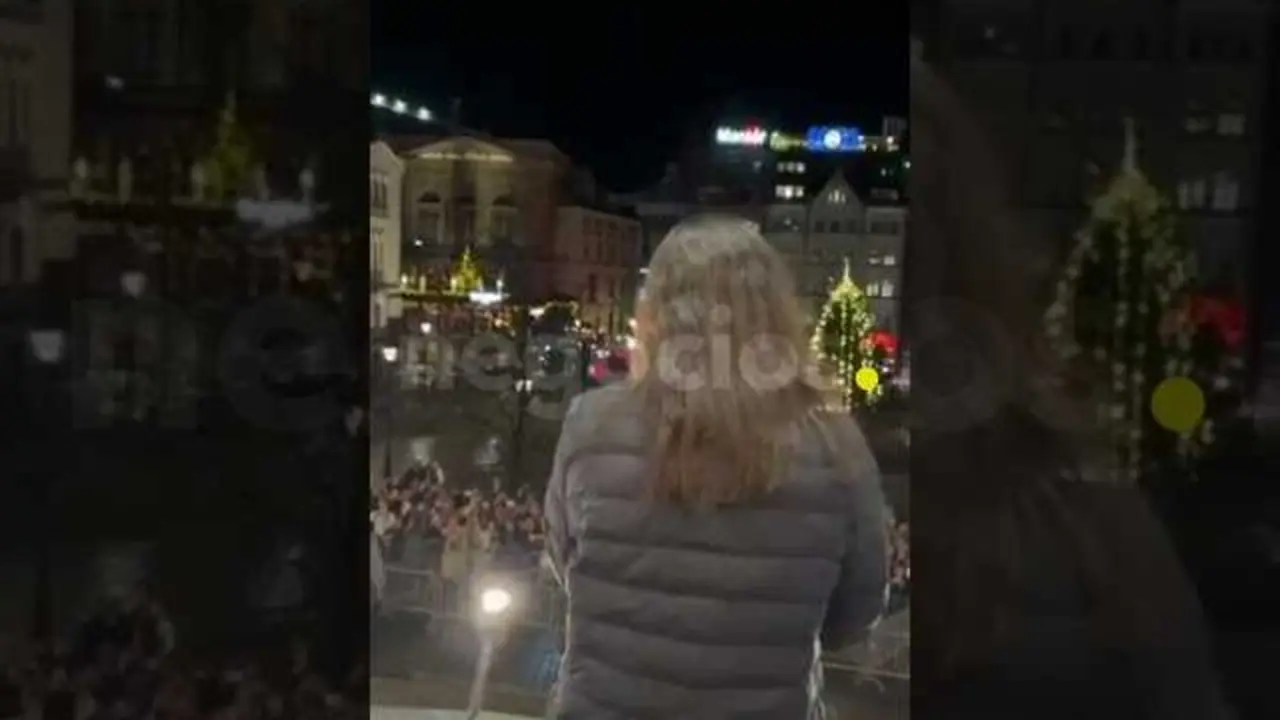 María Corina Machado en Oslo durante la ceremonia del Premio Nobel de la Paz, un evento que marca un hito en su trayectoria política y en la defensa de los derechos humanos.<br>                        <br>                        <br>                        <br>                      