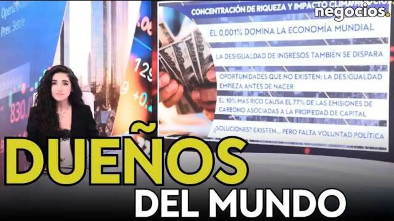 Gráfico ilustrativo que muestra la concentración de riqueza mundial en manos de una élite reducida, tema central del World Inequality Report 2026.<br>                        <br>                        <br>                        <br>                      