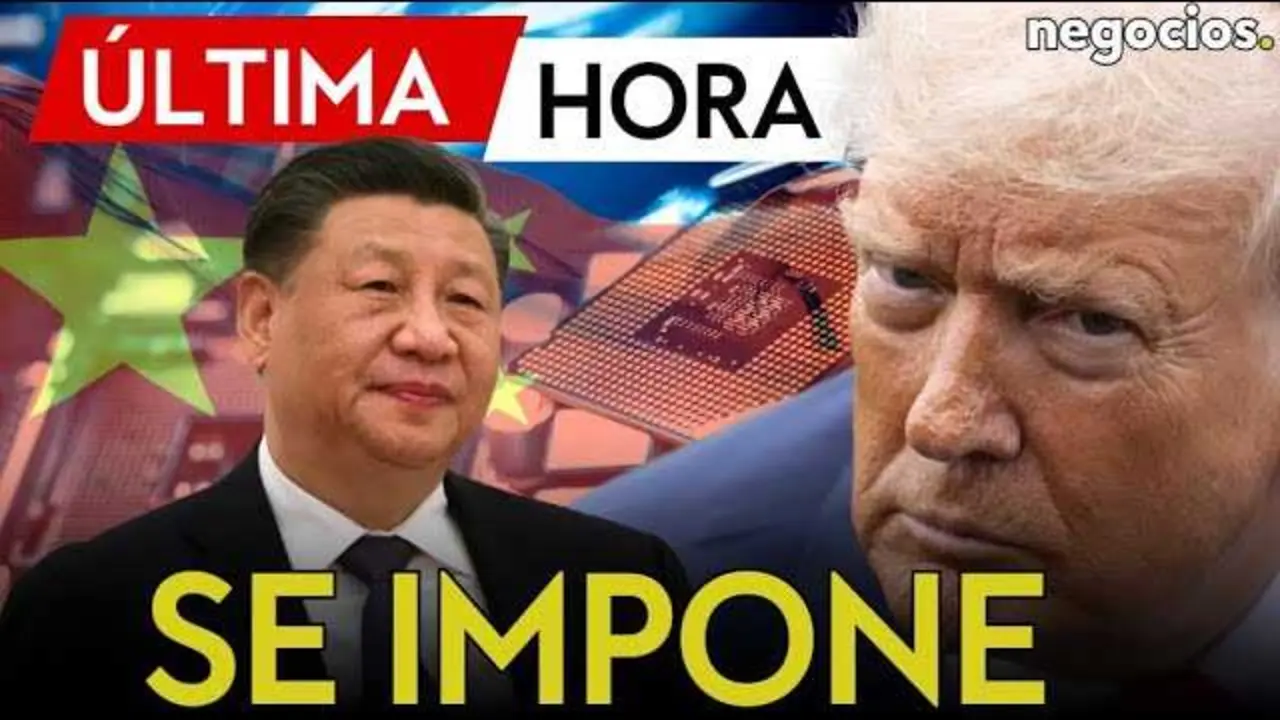 Imagen que muestra la portada del vídeo donde se anuncia la restricción de Nvidia para ventas en China bajo mandato de Trump<br>                        <br>                        <br>                        <br>                      