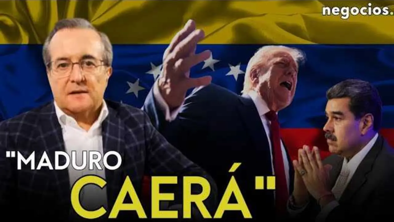 Imagen en miniatura del vídeo que muestra a Donald Trump y Nicolás Maduro en un montaje que refleja la tensión entre Estados Unidos y Venezuela.<br>                        <br>                        <br>                        <br>                      