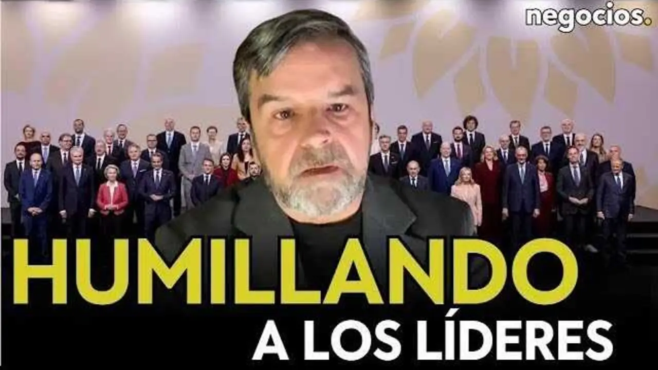Captura en alta resolución del vídeo de Negocios TV que aborda la influencia de Trump en la política venezolana y el panorama geopolítico actual.<br>                        <br>                        <br>                        <br>                      