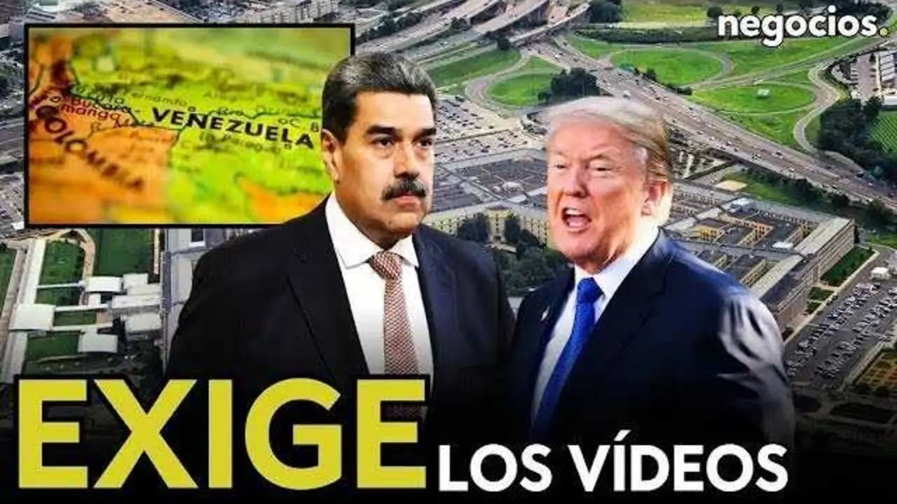 Captura del vídeo donde se aborda la controversia sobre los ataques en Venezuela y la postura del Congreso de EEUU.<br>                        <br>                        <br>                        <br>                      