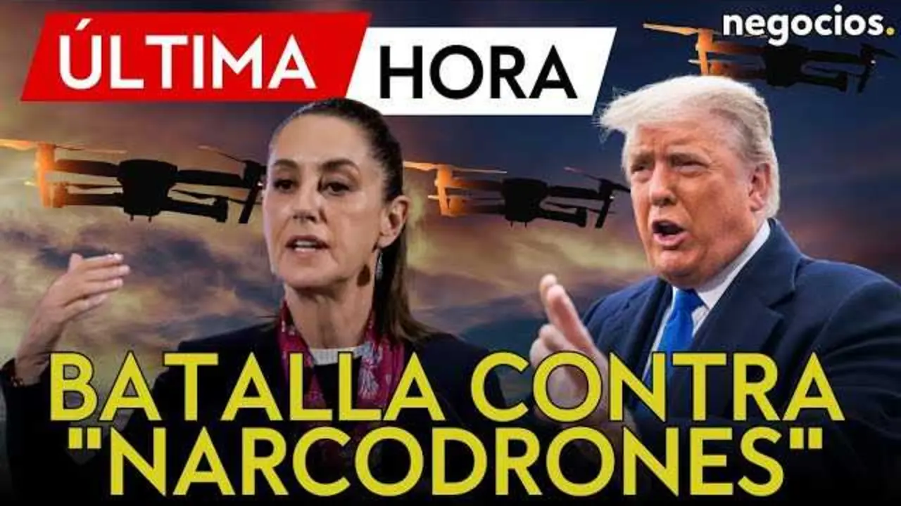 Imagen que ilustra un dron sobrevolando un entorno fronterizo, simbolizando la nueva amenaza del narcotr&aacute;fico tecnol&oacute;gico.<br>                        <br>                        <br>                        <br>                      