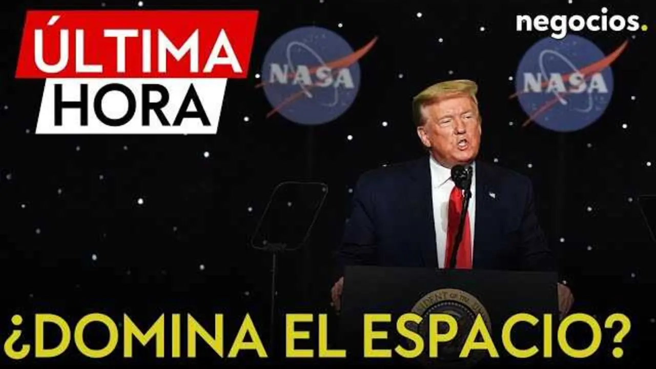 Fotograf&iacute;a que muestra la superficie lunar con un fondo estrellado, ilustrando la apuesta estadounidense por la exploraci&oacute;n lunar y bases permanentes.<br>                        <br>                        <br>                        <br>                      