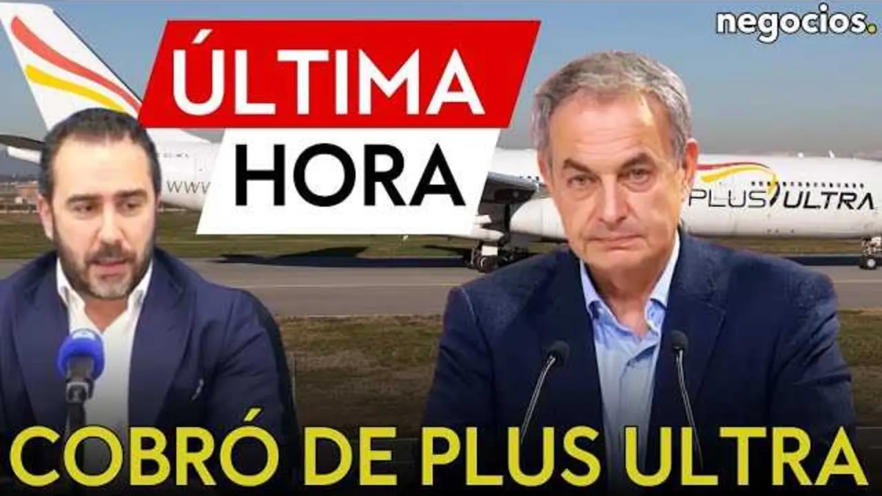 Captura de pantalla del v&iacute;deo de Negocios TV donde se revela la pol&eacute;mica sobre el rescate de Plus Ultra.<br>                        <br>                        <br>                        <br>                      