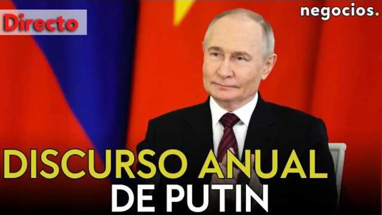 Imagen del presidente Vlad&iacute;mir Putin durante su conferencia de prensa anual en diciembre de 2025<br>                        <br>                        <br>                        <br>                      