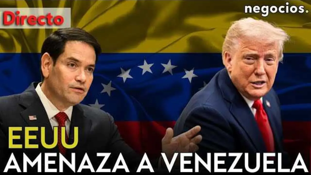 Marco Rubio durante su rueda de prensa en el Departamento de Estado de Estados Unidos, 19 de diciembre de 2025.<br>                        <br>                        <br>                        <br>                      