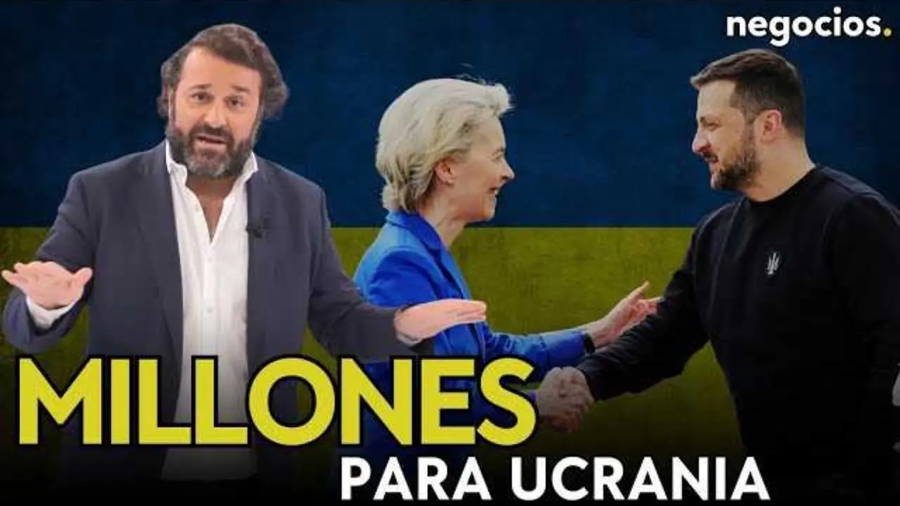 Gr&aacute;fica que representa la emisi&oacute;n de eurobonos de la Uni&oacute;n Europea para financiar la ayuda a Ucrania en medio del conflicto con Rusia.<br>                        <br>                        <br>                        <br>                      