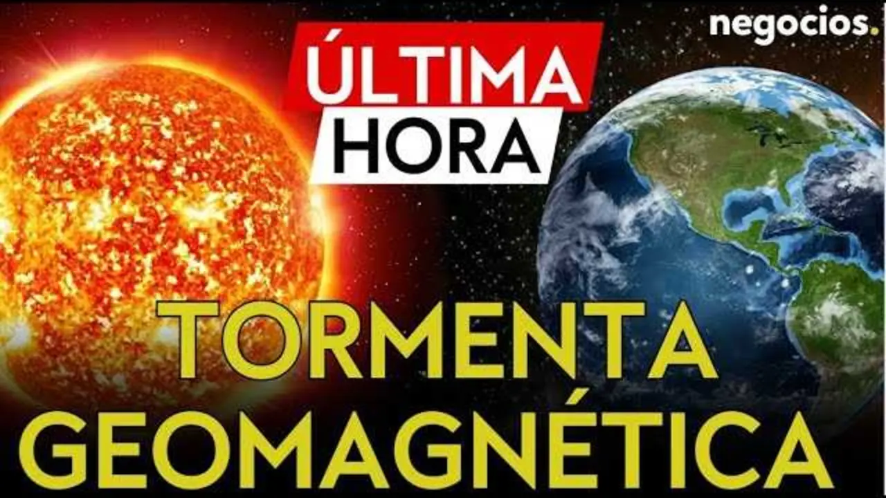 Vista del brillo auroral en el cielo nocturno, fen&oacute;meno provocado por las tormentas geomagn&eacute;ticas pr&oacute;ximas a impactar la Tierra.<br>                        <br>                        <br>                        <br>                      