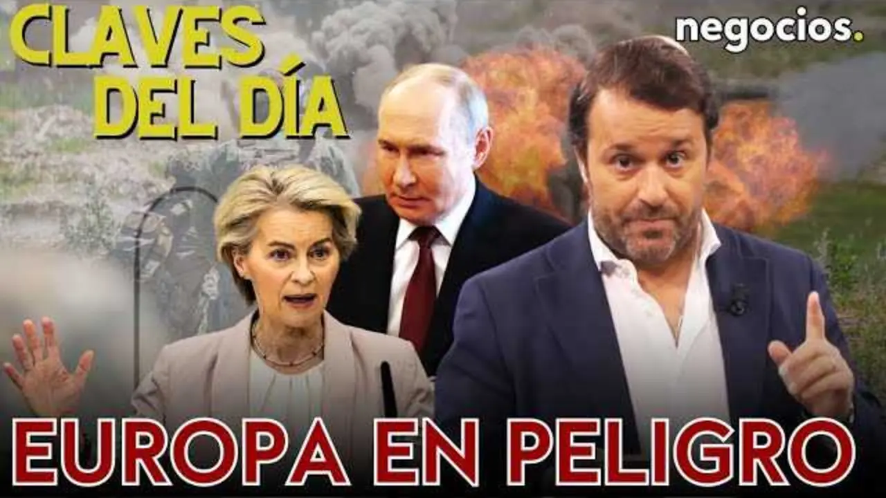 Imagen ilustrativa con gr&aacute;ficos financieros y mapa de Europa con foco en Ucrania, junto a barras de oro simbolizando la subida hist&oacute;rica del metal precioso.<br>                        <br>                        <br>                        <br>                      