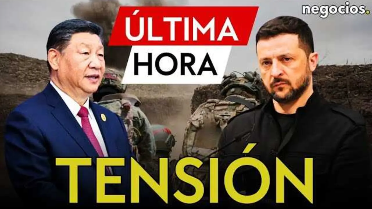 Portada del v&iacute;deo que muestra la tensi&oacute;n diplom&aacute;tica entre China y Ucrania por las sanciones impuestas.<br>                        <br>                        <br>                        <br>                      