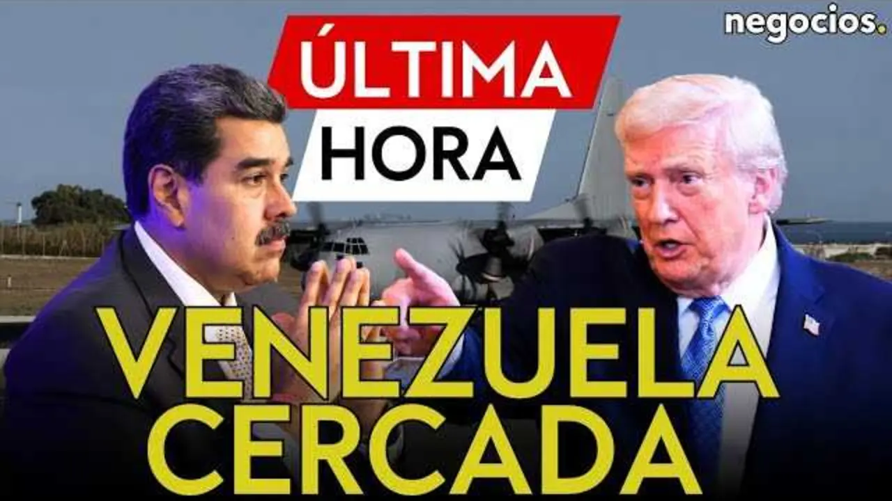 Avi&oacute;n MC-130J de operaciones especiales en vuelo, s&iacute;mbolo del despliegue militar estadounidense cerca de Venezuela.<br>                        <br>                        <br>                        <br>                      