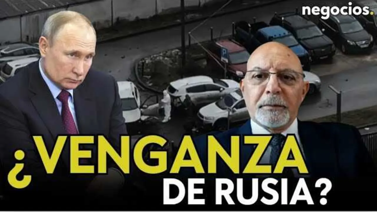 Imagen del atentado en Mosc&uacute; reportado en el v&iacute;deo de Negocios TV, con el general Fanil Sarvarov como centro del an&aacute;lisis geopol&iacute;tico.<br>                        <br>                        <br>                        <br>                      