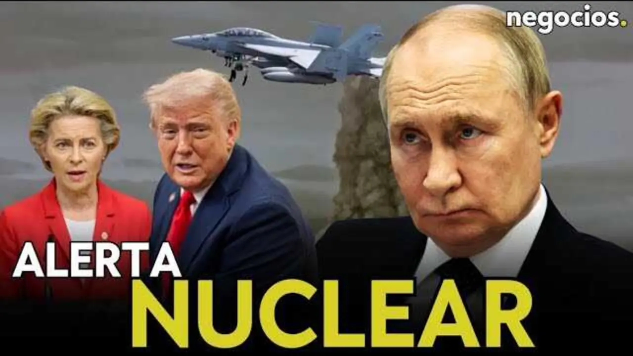 Bombardero estrat&eacute;gico ruso Tu-95MS en vuelo de patrulla cerca de Europa<br>                        <br>                        <br>                        <br>                      