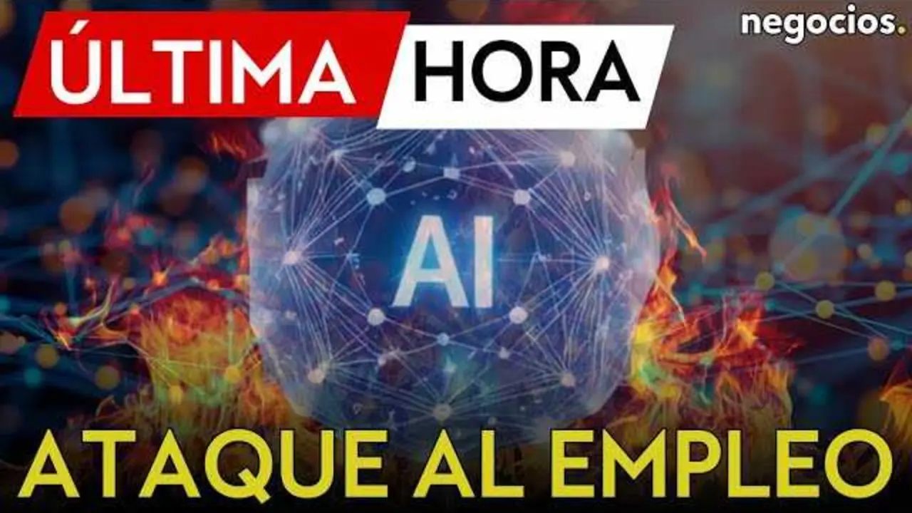 Vista previa del v&iacute;deo titulado '&Uacute;LTIMA HORA | La IA ataca al empleo: se perder&aacute;n hasta 200.000 trabajos en Europa para 2030', compartido por el canal Negocios TV.<br>                        <br>                        <br>                        <br>                      
