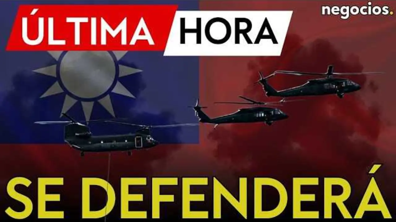 Foto a&eacute;rea de maniobras militares chinas cerca de la costa de Taiw&aacute;n, ilustrando la tensi&oacute;n creciente en la regi&oacute;n.<br>                        <br>                        <br>                        <br>                      