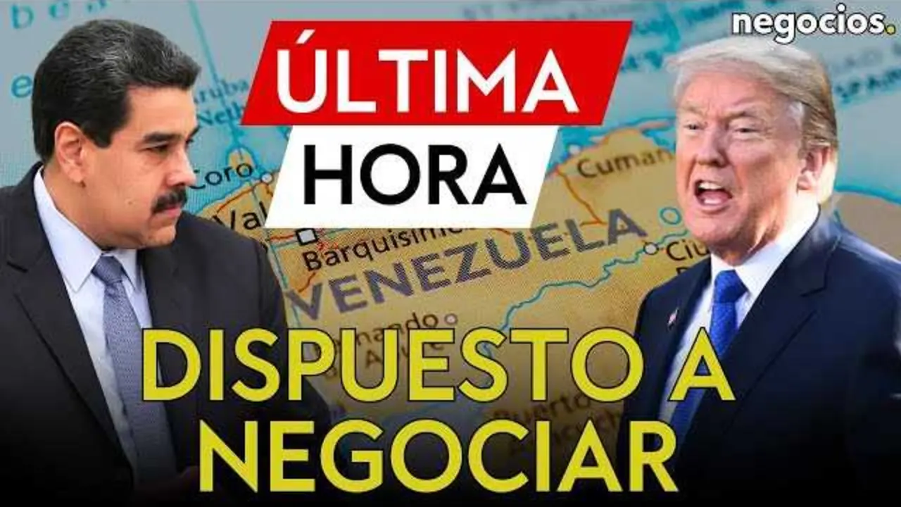 Fotograf&iacute;a oficial de Nicol&aacute;s Maduro durante una rueda de prensa.<br>                        <br>                        <br>                        <br>                      