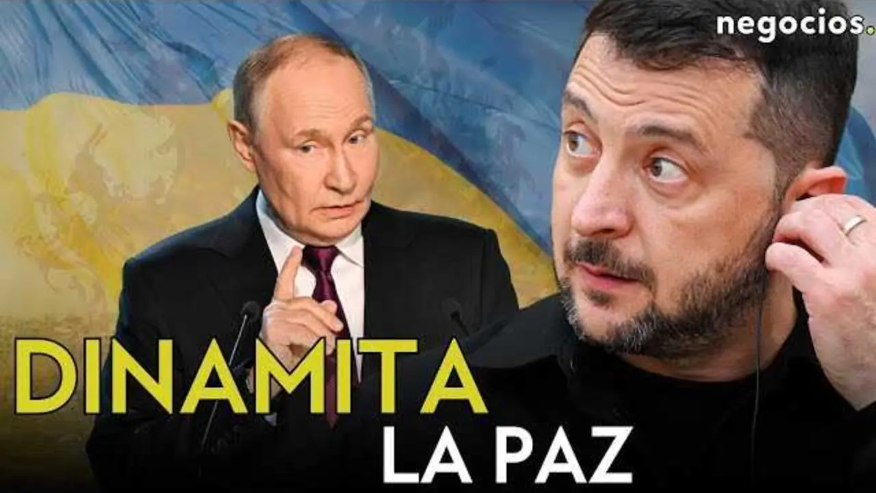 Captura del v&iacute;deo que muestra una imagen relacionada con la crisis en Ucrania y el an&aacute;lisis geopol&iacute;tico realizado.<br>                        <br>                        <br>                        <br>                      