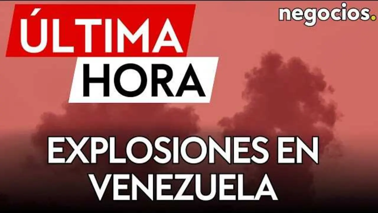 Imagen del v&iacute;deo que muestra una vista a&eacute;rea de Caracas, ciudad donde se reportan explosiones y alarma a&eacute;rea.<br>                        <br>                        <br>                        <br>                      