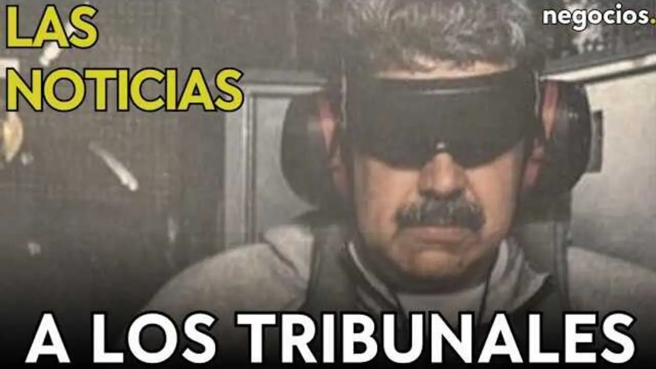 Imagen del v&iacute;deo con Nicol&aacute;s Maduro antes de su captura, tomada de la operaci&oacute;n en Caracas<br>                        <br>                        <br>                        <br>                      