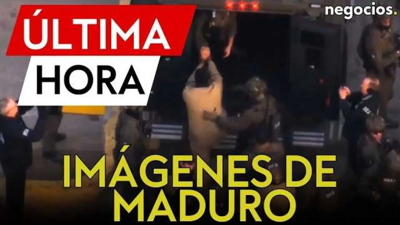 Fotograf&iacute;a del presidente venezolano Nicol&aacute;s Maduro siendo escoltado encadenado y cojeando a su llegada a la corte en Nueva York.<br>                        <br>                        <br>                        <br>                      
