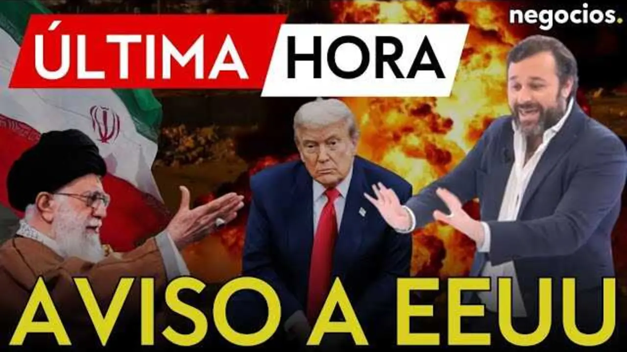 Captura de pantalla del v&iacute;deo donde el comandante Amir Hatami advierte sobre la interferencia extranjera en las protestas iran&iacute;es<br>                        <br>                        <br>                        <br>                      