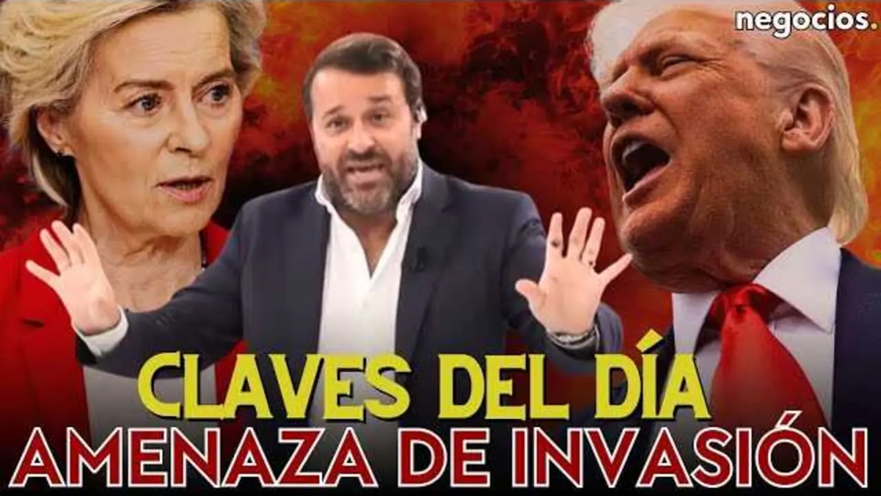 Miniatura del v&iacute;deo con un mapa global resaltando Venezuela, Groenlandia y Rusia, simbolizando las zonas de tensi&oacute;n y estrategia geopol&iacute;tica.<br>                        <br>                        <br>                        <br>                      