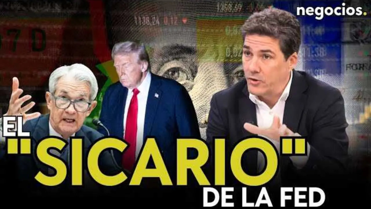 Captura del v&iacute;deo de Gustavo Mart&iacute;nez en Negocios TV donde analiza la agresiva presi&oacute;n pol&iacute;tica sobre la Fed y el rally de metales preciosos.<br>                        <br>                        <br>                        <br>                      