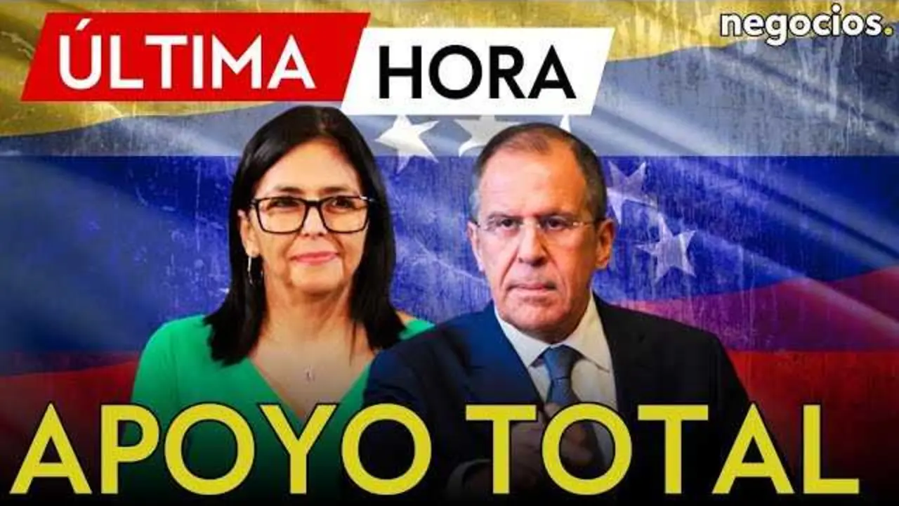 Sergu&eacute;i Lavrov en conferencia de prensa, reforzando el respaldo diplom&aacute;tico de Rusia a Venezuela.<br>                        <br>                        <br>                        <br>                      