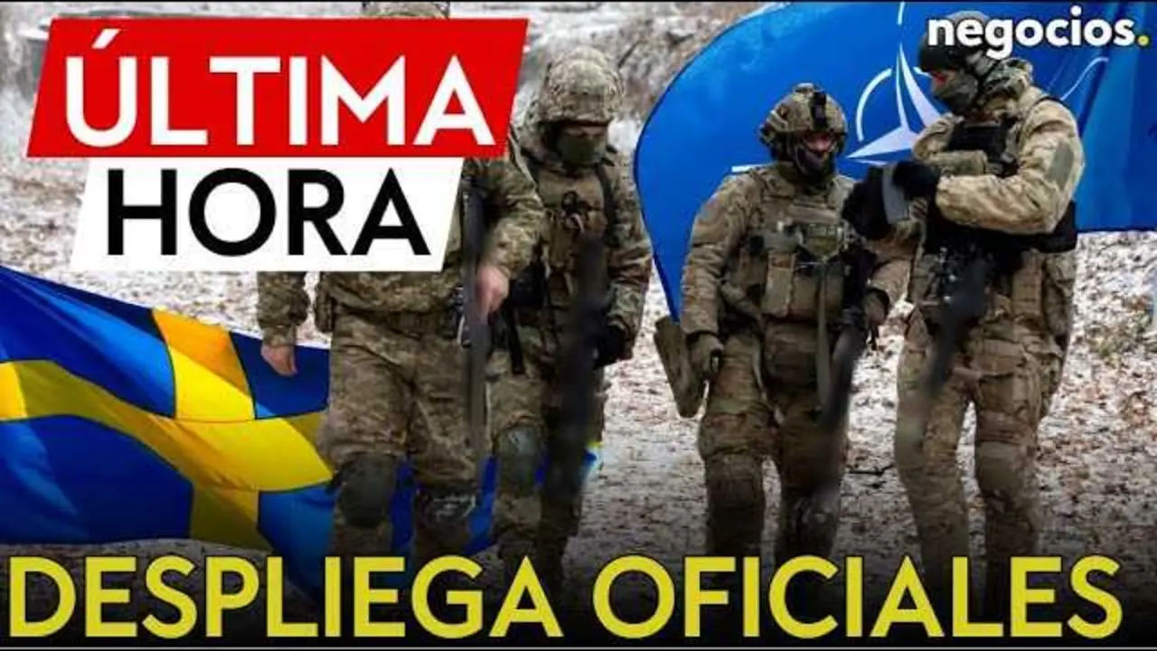 Oficiales suecos inspeccionando instalaciones militares en Groenlandia, reflejo de la creciente presencia del pa&iacute;s en la regi&oacute;n &aacute;rtica.<br>                        <br>                        <br>                        <br>                      