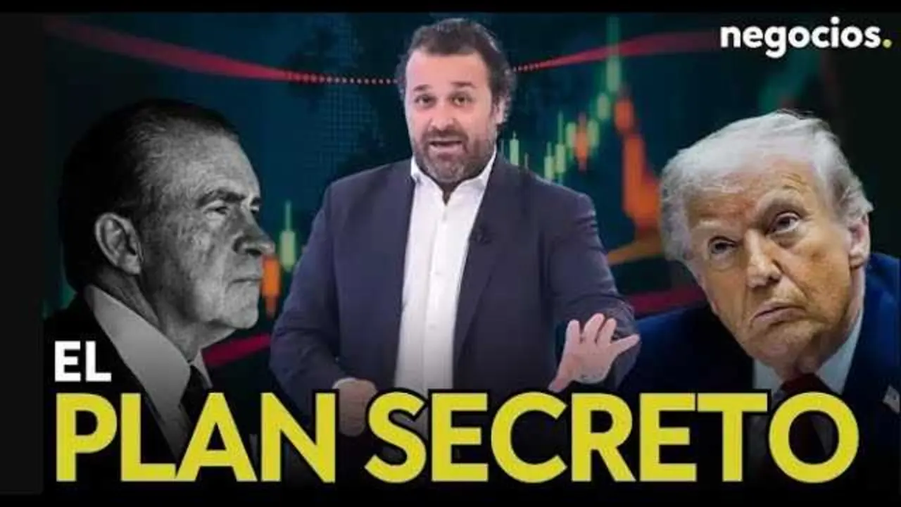 Captura del v&iacute;deo donde se analiza la estrategia econ&oacute;mica de Donald Trump y sus paralelismos con Nixon.<br>                        <br>                        <br>                        <br>                      