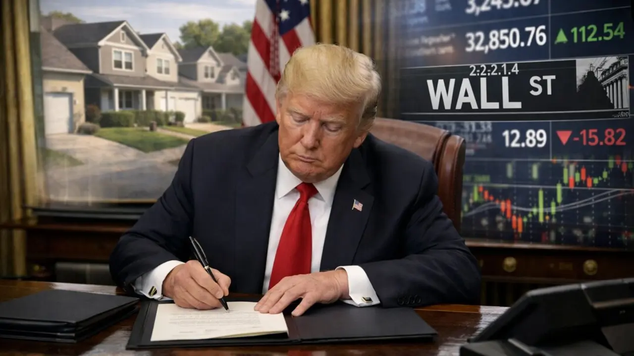Trump ordena frenar las compras de viviendas de Wall Street
