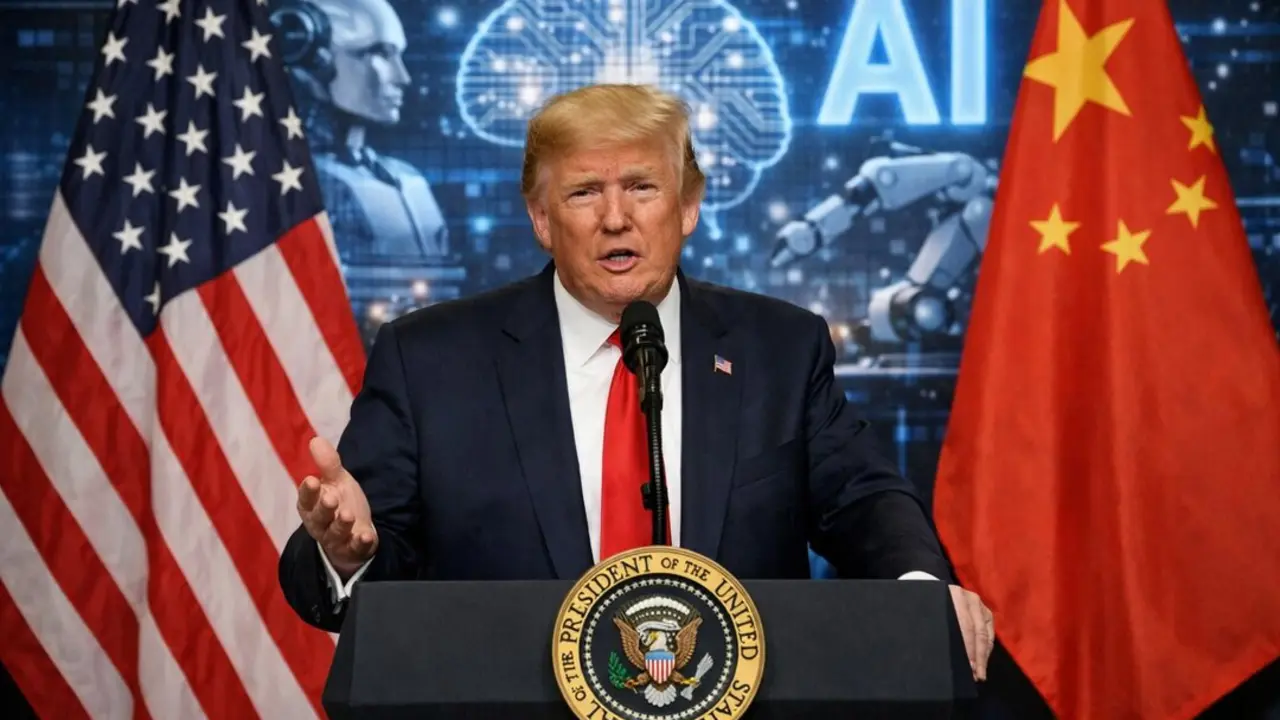 Trump presume de liderar a China en IA mientras arriesga 130.000 millones
