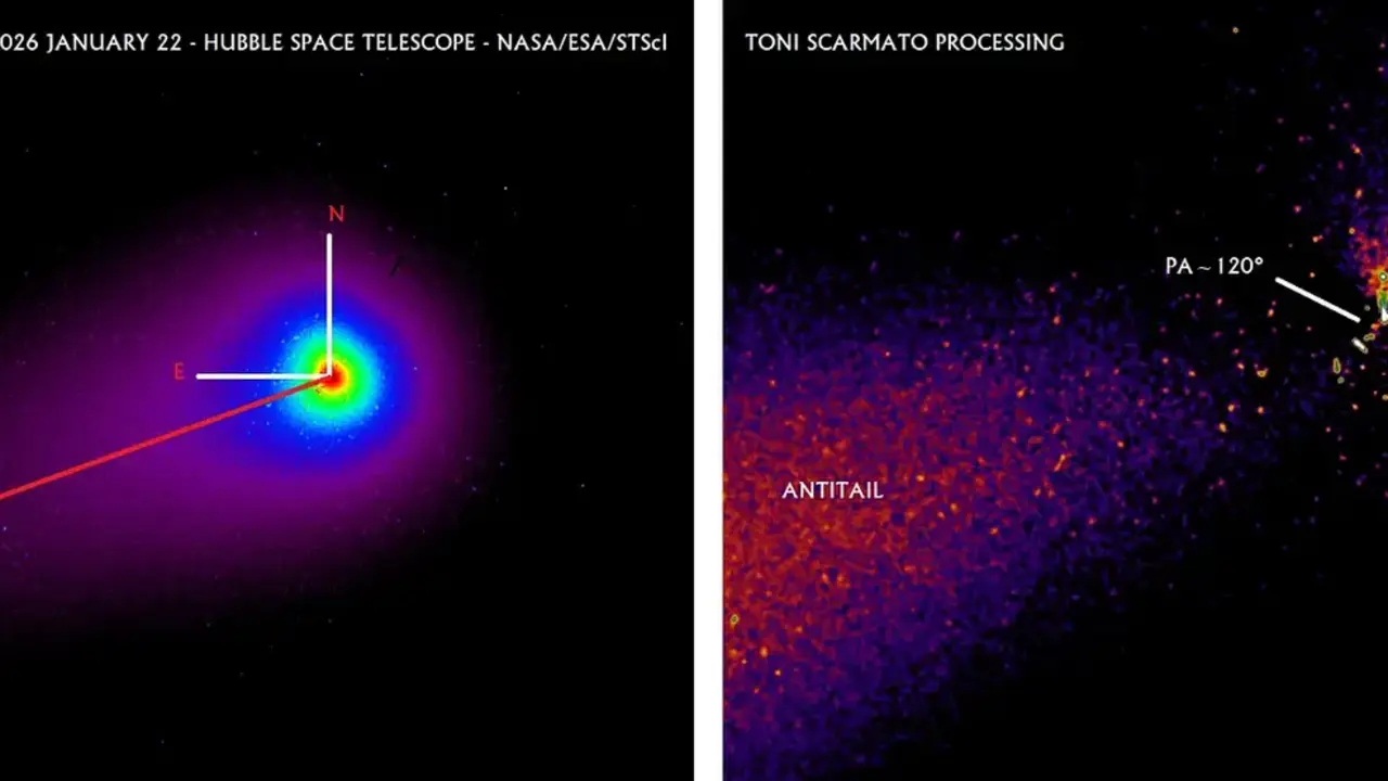 Imagen de Toni Scarmato,datos de NASA/ESA/STScI